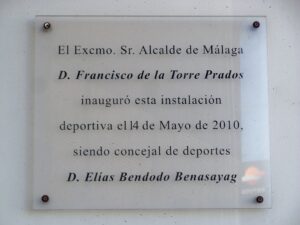 Plaque to the Inauguration of the Julián Torralba Football Pitch 01.jpg
