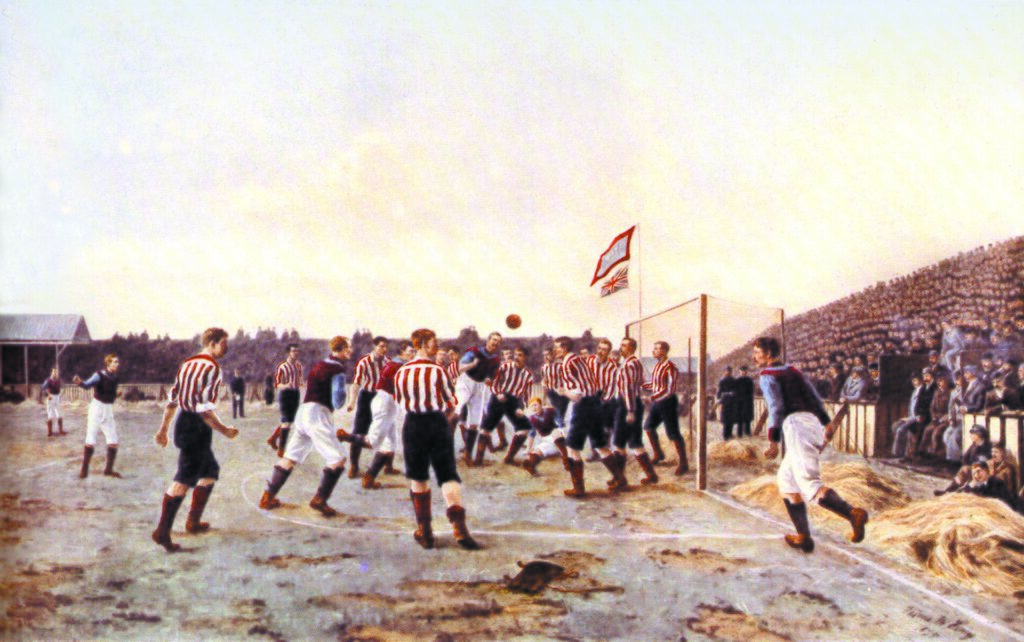 Thomas Hemy Sunderland v Aston Villa 1895 A Corner Kick.jpg