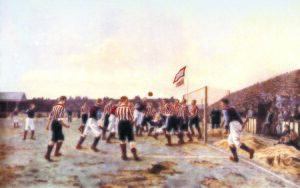 Thomas Hemy Sunderland v Aston Villa 1895 A Corner Kick.jpg