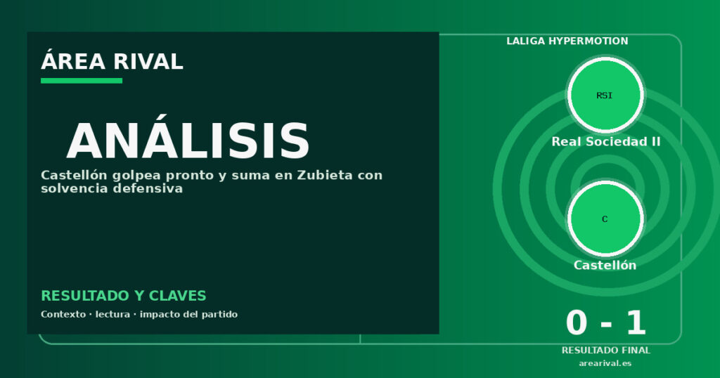 Análisis: Real Sociedad II 0-1 Castellón