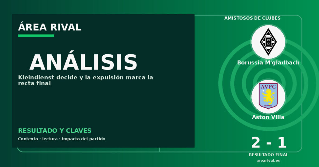 Análisis: Borussia M'gladbach 2-1 Aston Villa