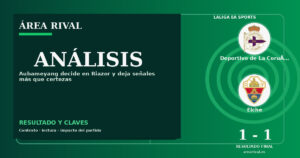Análisis: Deportivo de La Coruña 1-1 Elche