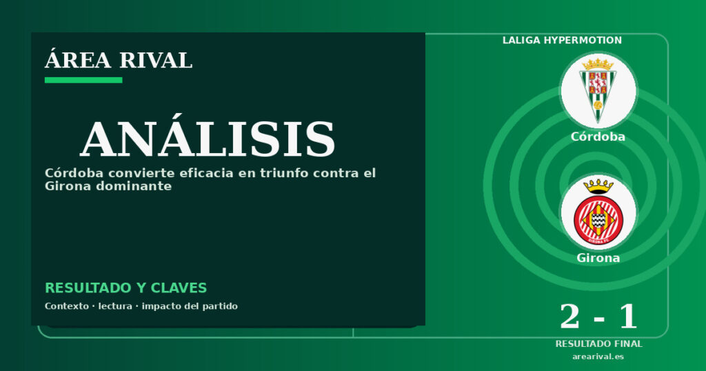 Análisis: Córdoba 2-1 Girona