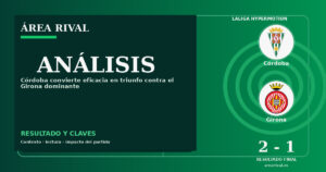 Análisis: Córdoba 2-1 Girona