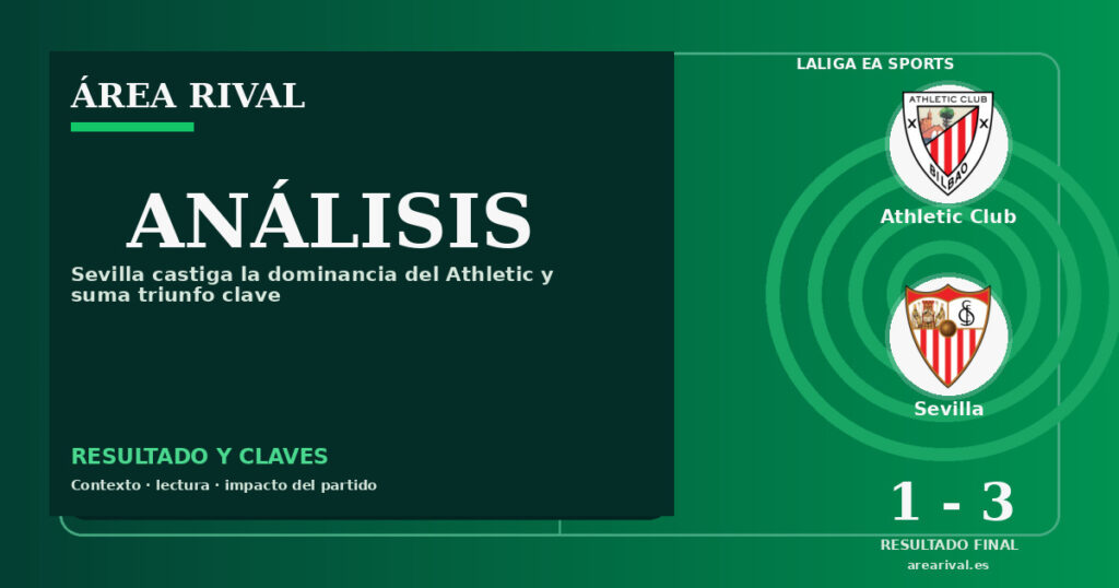 Análisis: Athletic Club 1-3 Sevilla