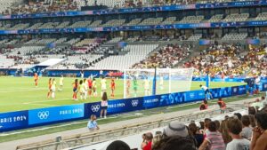 JO PARIS 2024 MARSEILLE STADE VELODROME 1/2 FINALE FOOTBALL FEMININ BRASIL-ESPAGNE 4-2
