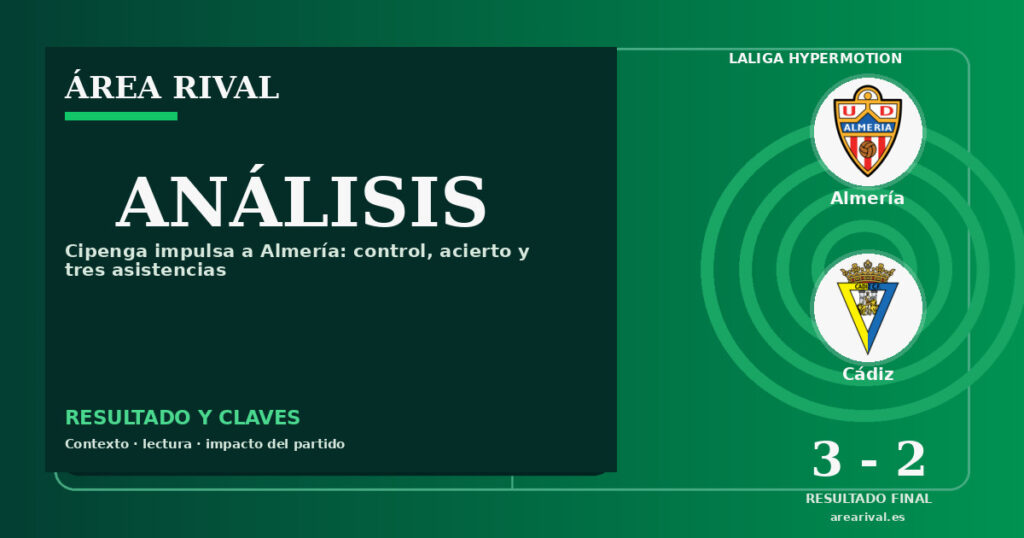 Análisis: Almería 3-2 Cádiz