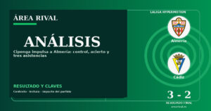 Análisis: Almería 3-2 Cádiz