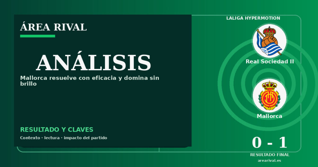 Análisis: Real Sociedad II 0-1 Mallorca
