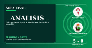 Análisis: Celta de Vigo 5-0 Racing de Santander