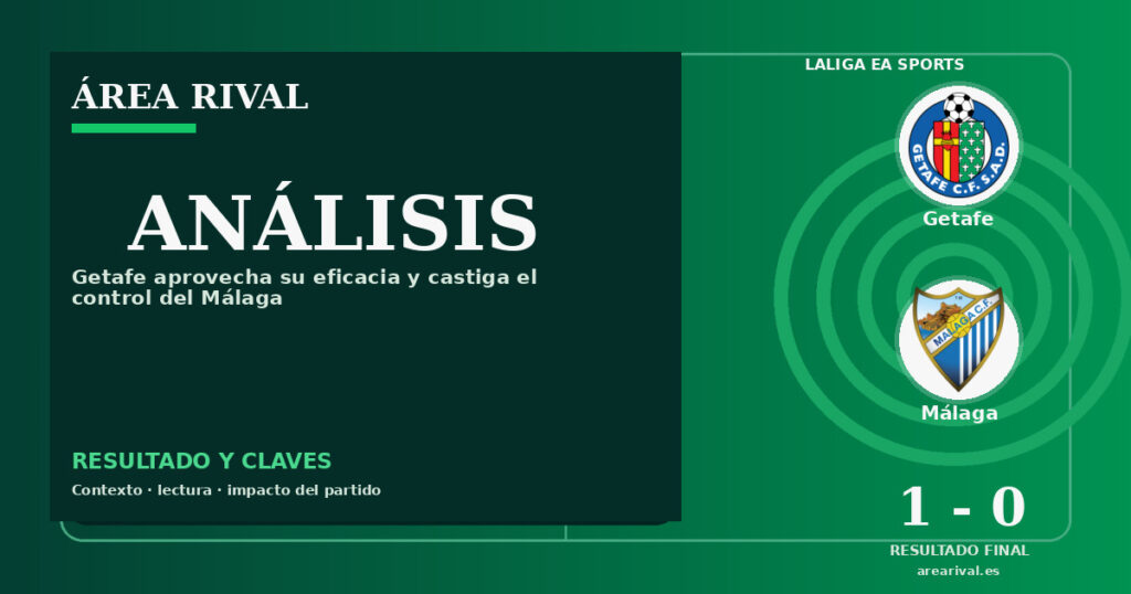 Análisis: Getafe 1-0 Málaga