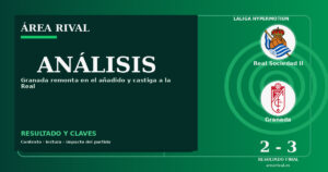 Análisis: Real Sociedad II 2-3 Granada