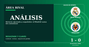 Análisis: Real Madrid 1-0 Villarreal